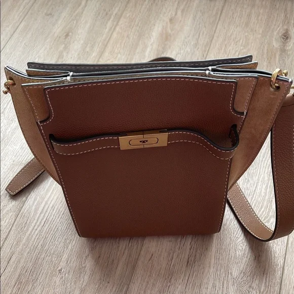 Tory Burch Brown and Tan Crossbody Bag - Picture 10 of 14